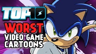 TOP 10 WORST CARTOONS BASED ON VIDEO GAMES [upl. by Kancler]