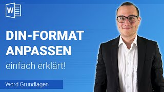 DINFORMAT anpassen einfach erklärt  Lerne Microsoft Word ✅ [upl. by Eladnwahs749]