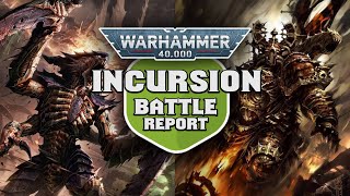 Tyranids vs Iron Warriors Warhammer 40k Incursion Battle Report Ep 23 [upl. by Titus]