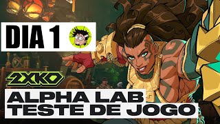 2XKO TESTE DO JOGO ALPHA LAB  DIA 1 [upl. by Galer]