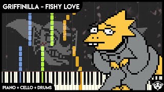 Griffinilla  Fishy Love  Piano  Cello  Drums Cover [upl. by Eissak166]