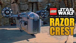 FREE RAZOR CREST THE MANDALORIANS SHIP GAMEPLAY LEGO Star Wars The Skywalker Saga [upl. by Chandra]