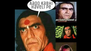 Best Of Haveli pe aa jaana amp When you return from haveli  Amrish Puri [upl. by Joshuah]