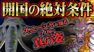 ズニーシャの登場で開国に必要な条件は整った！おでんのセリフが示すワノ国の本当の姿へ動き出す！【 ONEPIECE  ワンピース 】 [upl. by Leventhal879]