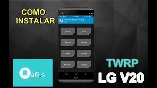 Como Instalar Twrp no LG V20 H910 2019 [upl. by Meece]