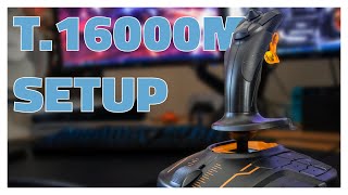 How to Setup the Thrustmaster T16000M  2023 Guide [upl. by Davenport389]