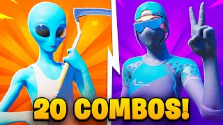 20 MOST Tryhard SKIN COMBOS IN FORTNITE Sweaty Combos [upl. by Nivlac70]