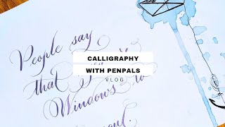 How to do Calligraphy of a whole quote Here we have a tutorial [upl. by Zollie488]