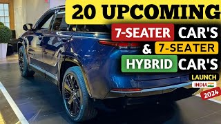 UPCOMING 7 SEATER CARS amp 7 SEATER HYBRID CARS LAUNCH IN INDIA 2024🔥 FEATURES LAUNCH DATE PRICE [upl. by Burhans148]