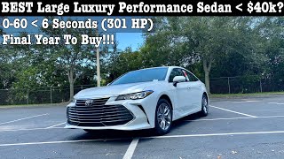 2022 Toyota Avalon XLE Base TEST DRIVEFULL REVIEW [upl. by Acirred522]