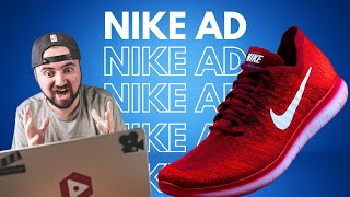 How we made an epic Nike commercial with images  Product commercial tutorial with InVideo [upl. by Hpejsoj641]