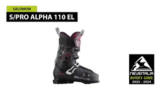 Salomon SPRO ALPHA 110 EL  NeveItalia  Ski Test  20232024 [upl. by Losse]