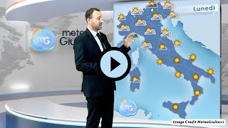 Previsioni meteo per lunedì 14 ottobre Poche piogge [upl. by Ddot]