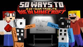 50 Ways to Die in Minecraft  A 10 Years Tribute [upl. by Ettelohcin]