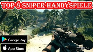 ► Top 8 Sniper Handyspiele  Scharfschützen Smartphone Spiele Apps Kostenlos Android  iOS [upl. by Phippen551]