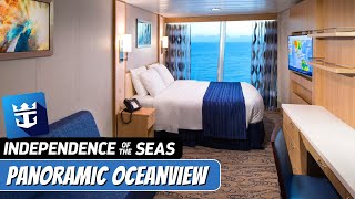 Independence of the Seas  Spacious Panoramic Oceanview Tour amp Review 4K  Royal Caribbean Cruise [upl. by Jansson]