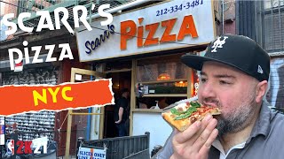 Pizza review Scarr’s Pizza NYC [upl. by Enirok]