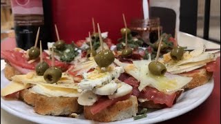 COMO PREPARAR MONTADITOS O TAPAS ESPAÑOLAS How to prepare spanish mounts [upl. by Columbyne]