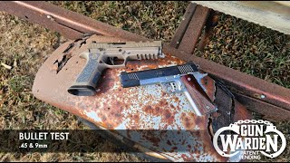 Gun Warden  Bullet Lock Test for Steel Doors [upl. by Scrivings]