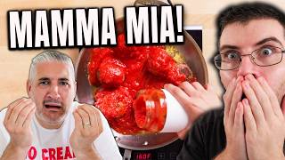 Pro Chef amp Vincenzo React To Epicurious Spaghetti amp Meatballs [upl. by Kavanaugh]