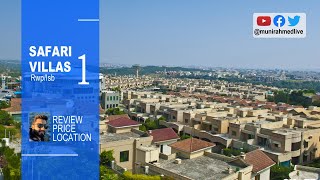 Safari Villa 1  Bahria Town Rawalpindi  Review Price Location visit on 17 April 2021 [upl. by Nikral]