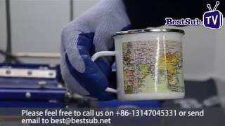 How to Sublimate a 10oz Enamel Cup [upl. by Sosthina378]