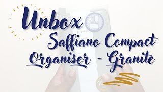 Filofax Saffiano Organiser Personal Compact Zip Unboxing  Leighs Planner [upl. by Ressler126]