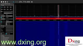 AirSpy HF Discovery  254775 MHz Russian Milsat Satcom pirates received in Sofia Bulgaria [upl. by Jeffry]