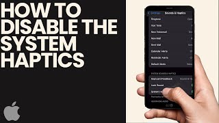 How to Disable System Haptics on iPhone 15 Pro [upl. by Amekahs]