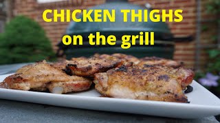 Crispy Smokey Chicken Thighs on Ninja Woodfire Outdoor Grill [upl. by Myer]