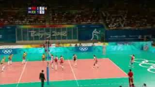 China vs Brazil  Womens Volleyball  Beijing 2008 Summer Olympic Games [upl. by Essilevi]