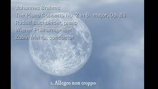 Brahms Piano Concerto No 2 Buchbinder  Mehta [upl. by Neyugn]