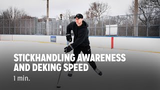 Stickhandling Awareness and Deking Speed [upl. by Elyssa]