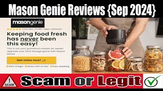 Mason Genie Reviews Sep 2024 Is masongeniecom Scam Or Legit Watch Video I Scam Expert [upl. by Crescint]