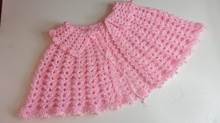 CAPA A CROCHET PARA NIÑA PASO A PASO  TEJIDO FÁCIL  PARA PRINCIPIANTE [upl. by Niala]