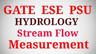 Hydrology  lec16  Stream flow Measurement solved example  hydrology [upl. by Pantin]