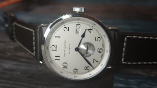 HAMILTON KHAKI NAVY PIONEER SMALL SECOND AUTO [upl. by Voss]