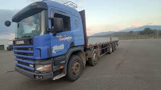 Scania p12425ton cargo truck10x42004y [upl. by Ainolloppa284]