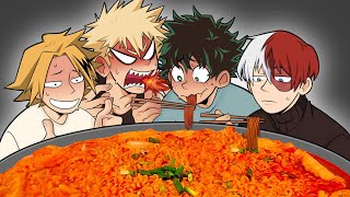 MHA Voice Actors Vs The SPICIEST Korean Noodles Challenge [upl. by Monti]