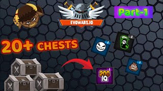 Opening 30 Chests in evowarsio  Chest opening  Part1 [upl. by Acessej965]