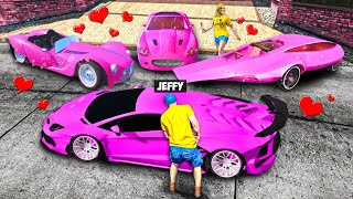 Jeffy Steals CRAZY FAN GIRLS SUPERCARS in GTA 5 [upl. by Asilet312]