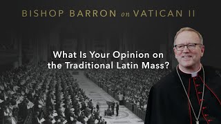 What Is Your Opinion on the Traditional Latin Mass — Bishop Barron on Vatican II [upl. by Annhoj]