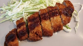 Tonkatsu japanese schnitzel  recipe [upl. by Neurath407]