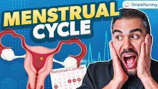 Menstrual Cycle Phases Nursing  Follicular Phase amp Luteal Phase Med Surg [upl. by Cicely]