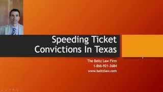 What Happens If A Speeding Ticket Goes On Your Record In Texas [upl. by Moir81]