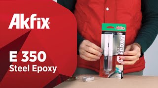 Akfix E350 – Steel Epoxy amp Quick Fix Putty [upl. by Merell]