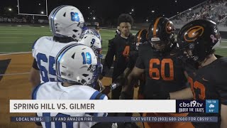 UNDER THE LIGHTS Spring Hill vs Gilmer [upl. by Eeimaj]