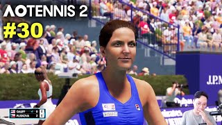 Gauff vs Pliskova  AO TENNIS 2 Simulation Gameplay 30 wCommentary [upl. by Dlaniger]