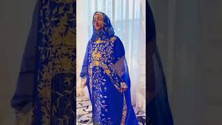 Moroccan Caftan Dress Royal Blue Gown Eid Dress caftan caftanmarocain eiddress eidclothes fyp [upl. by Tartaglia]