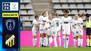 HIGHLIGHTS  Paris FC vs BK Häcken UEFA Womens Champions League 202324 Matchday 1 [upl. by Pence]